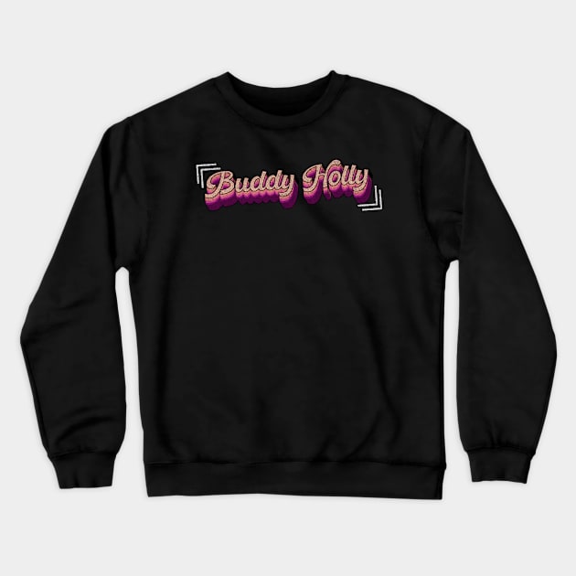 buddy holly vintage Crewneck Sweatshirt by LNR JIKUSTIC